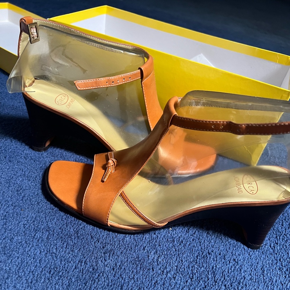 Caramel Leather Heels (Circa Joan & David)